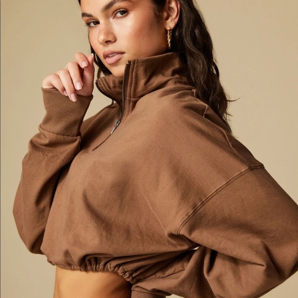 Tan lines SANTA BARBARA SWEATSHIRT- mocha - Picture 2 of 11